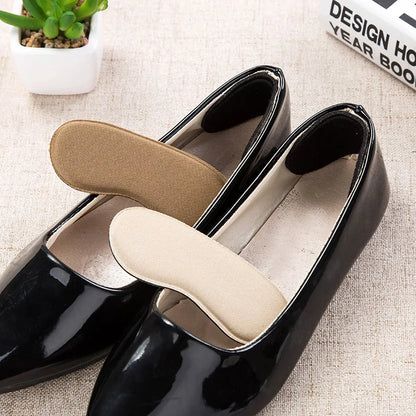 10Pcs=5Pair Shoes Insoles Insert Heels Protector Anti Slip Cushion Pads Comfort Heel Liners Cushion Pad Invisible Inserts Insole