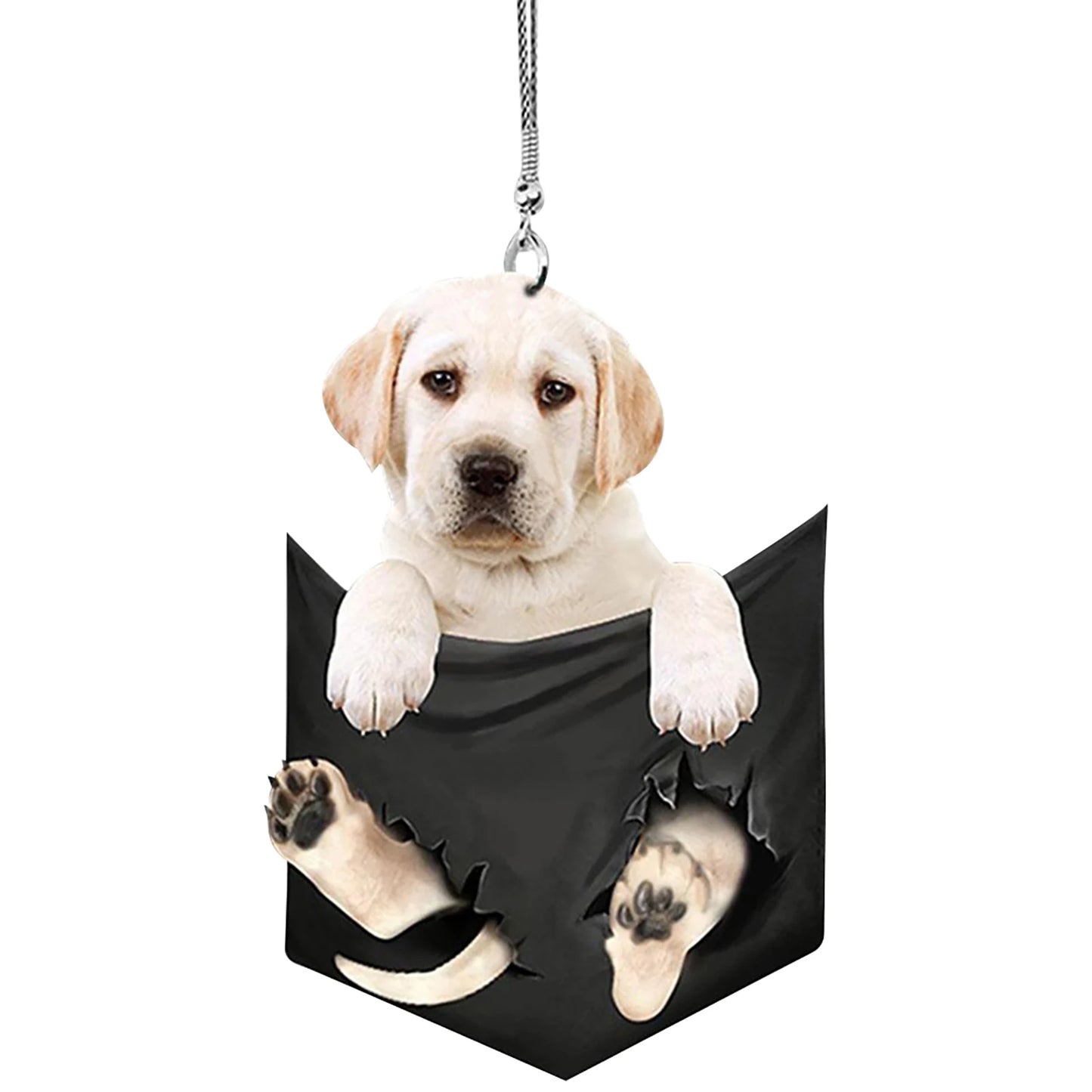 Car Pendant Practical Interior Ornament Hanging Mini Puppy Shape Car Hanging Toy Gift  Car Decoration Accessories