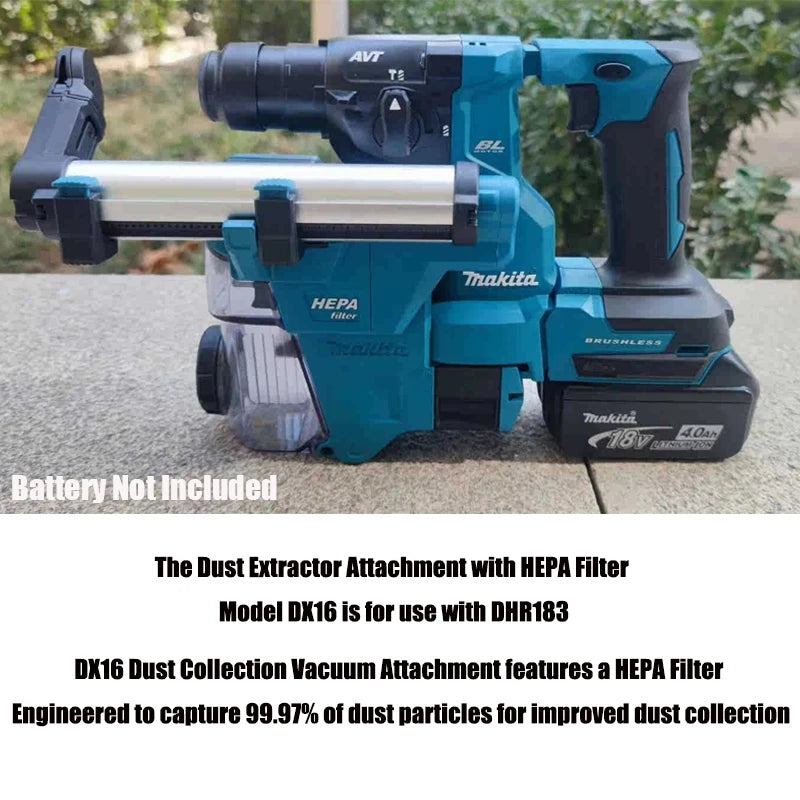 Makita DHR183 DX16 Electric Hammer AVT 18V Lithium Battery Impact Drill Compact Dust Hammer Drill