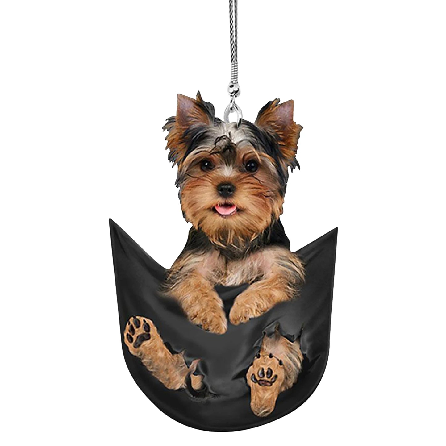 Car Pendant Practical Interior Ornament Hanging Mini Puppy Shape Car Hanging Toy Gift  Car Decoration Accessories