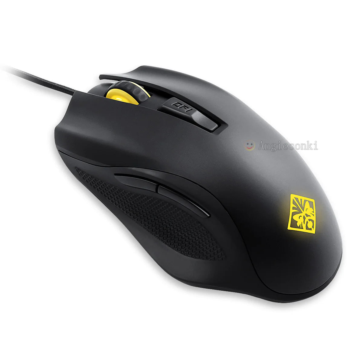 Mouse HP OMEN 600 Wired Gaming Optical Mouse Yellow Adjustable 12000 DPI 1KF75AA